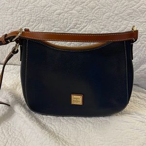 Kiley Crossbody Dooney & Bourke Navy leather purse with dust bag